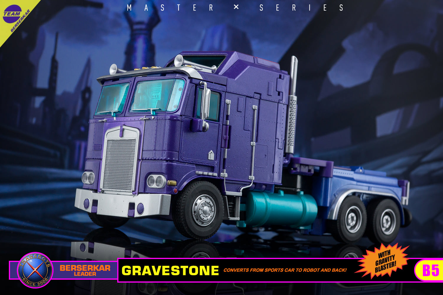X-Transbots MX-12GB5 Gravestone (G2 Motormaster) Offical Images